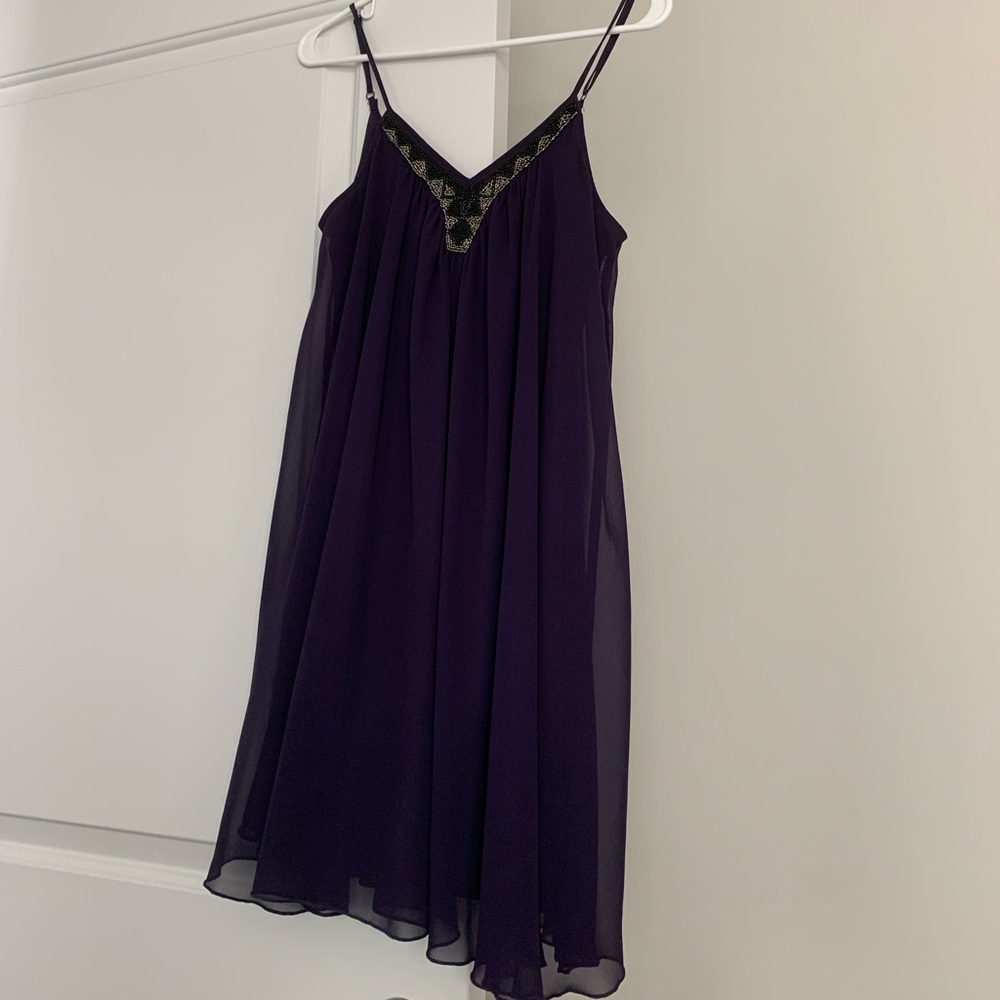 Express Spaghetti strap Flowy Dress
